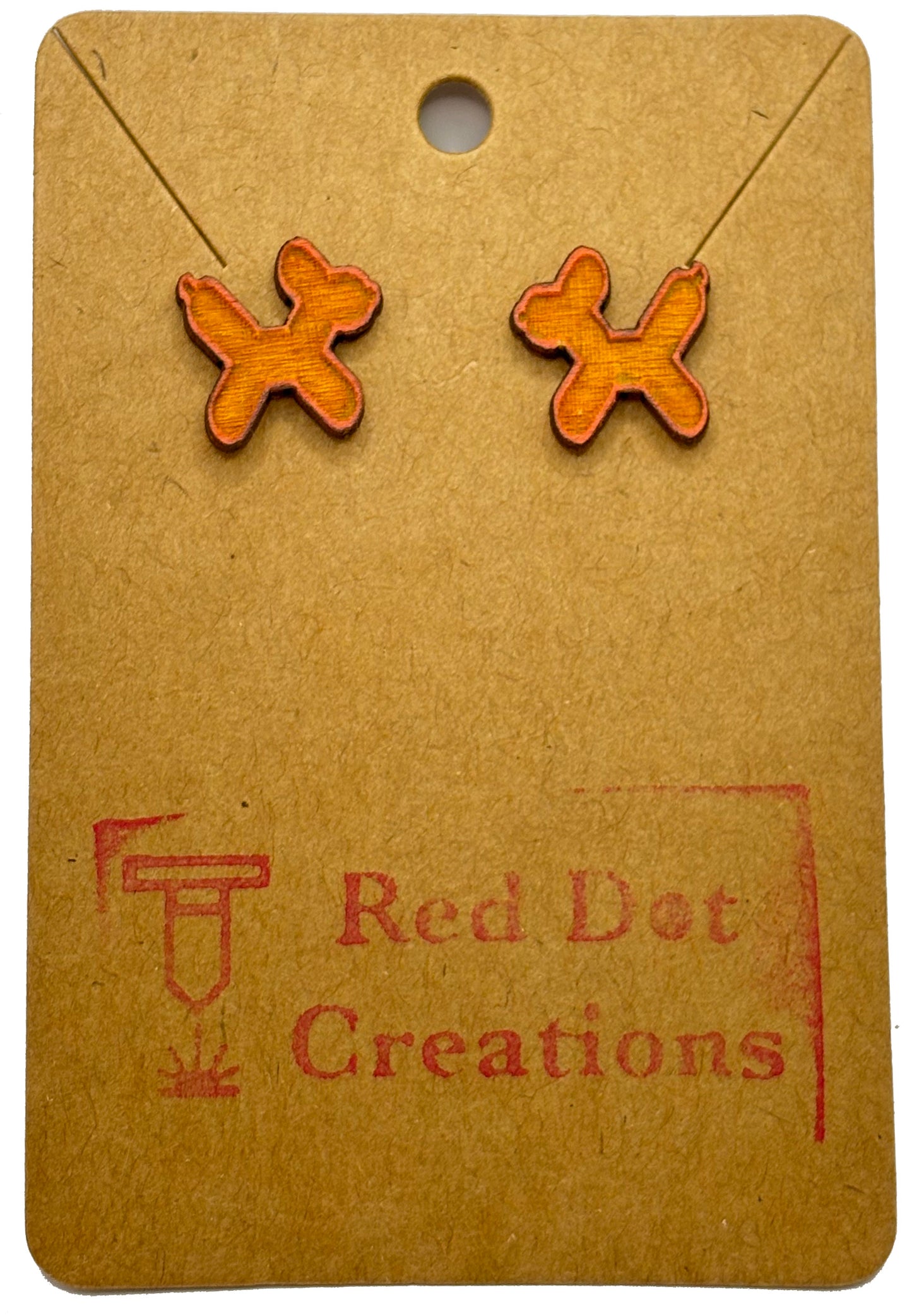 Earrings - Stud - Balloon Dog