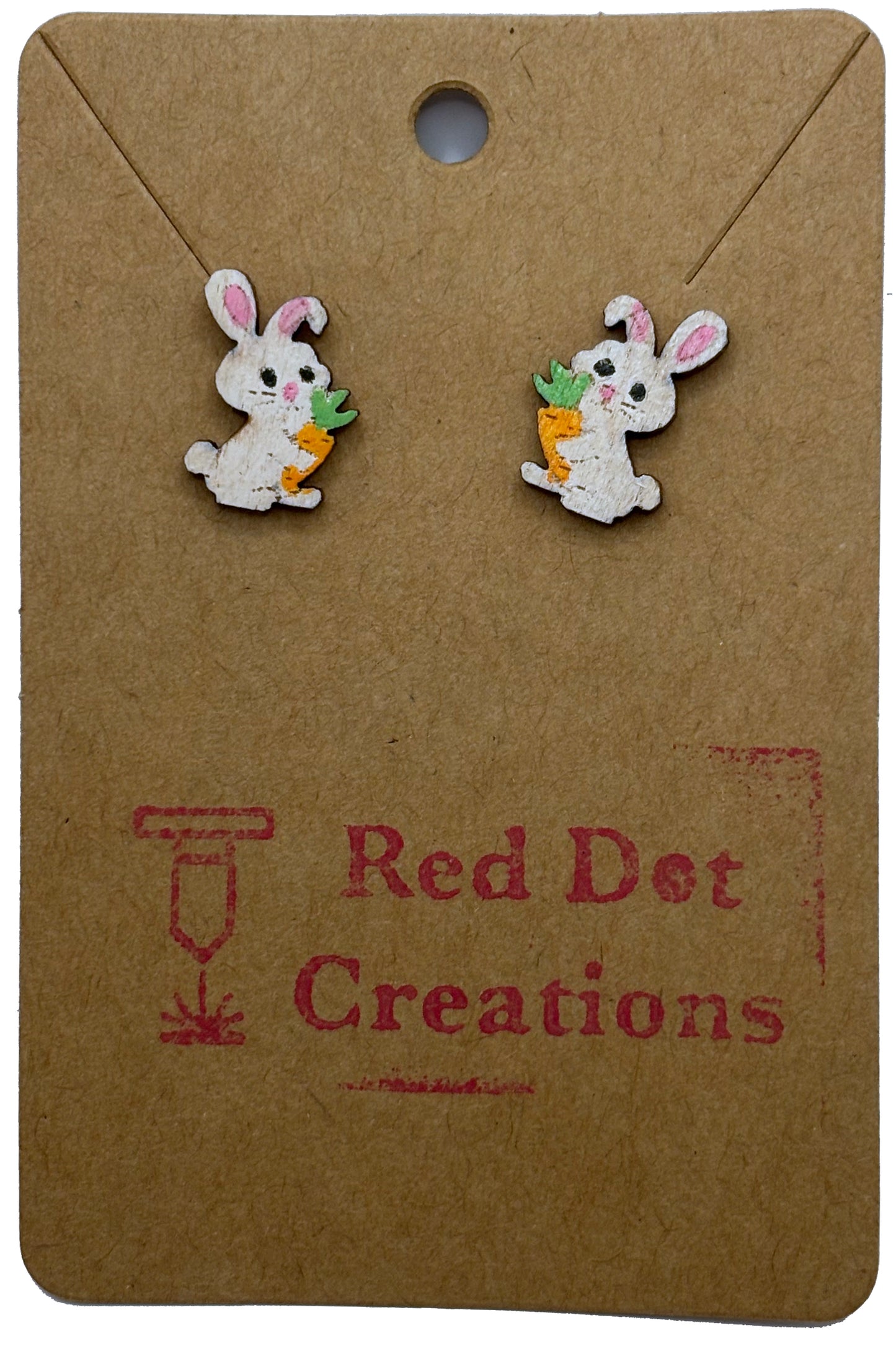 Earrings - Stud - Bunny