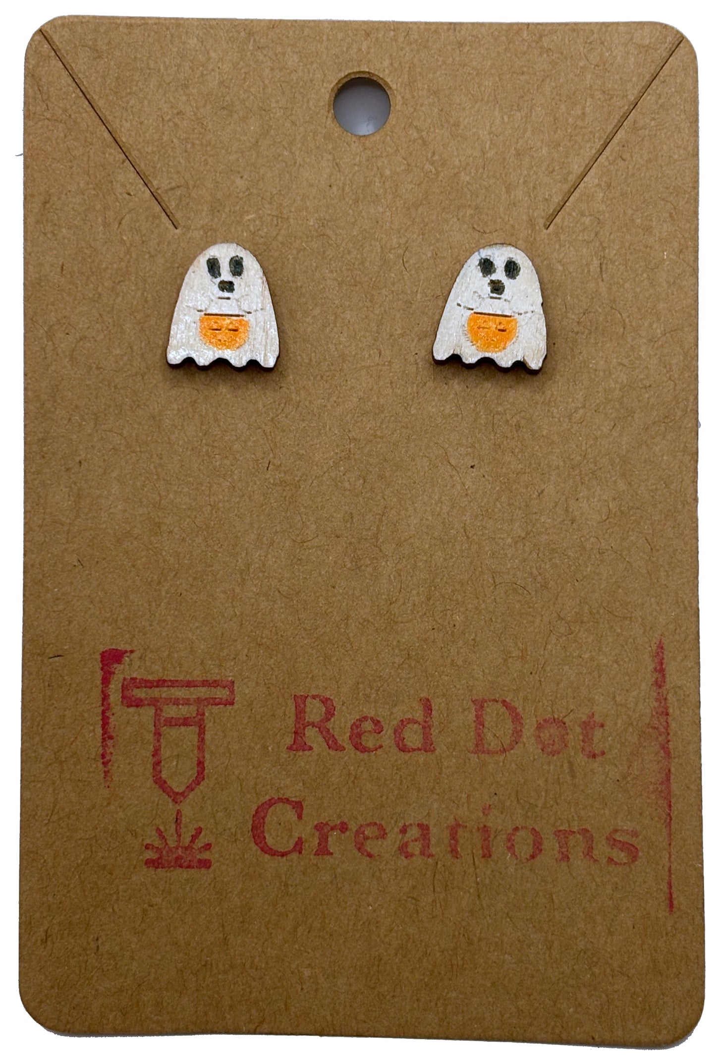 Earrings - Stud - Ghost