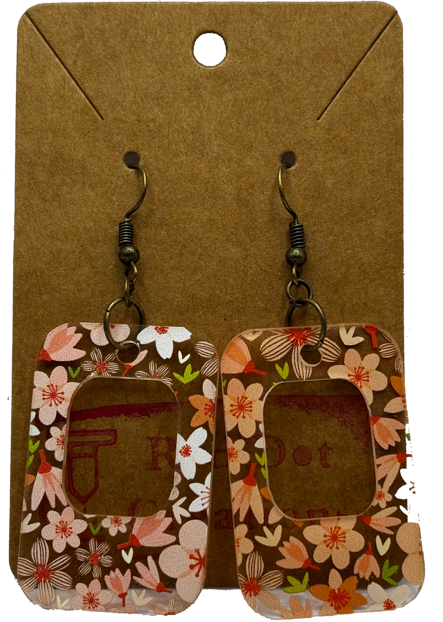 Earrings - Acrylic Flowers