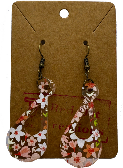 Earrings - Acrylic Flowers