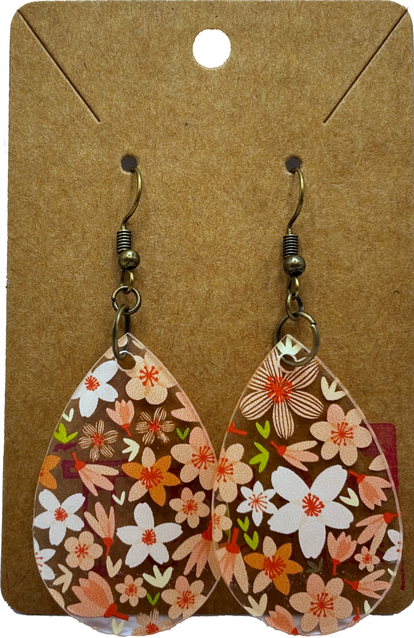 Earrings - Acrylic Flowers