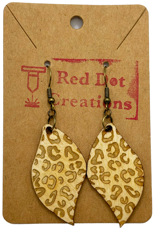 Earrings - Leopard Print