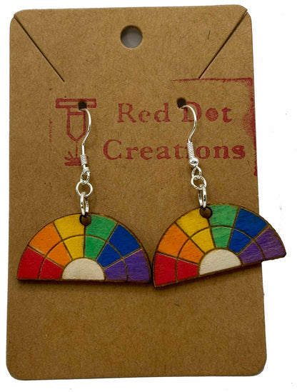 Earrings - Stained Glass