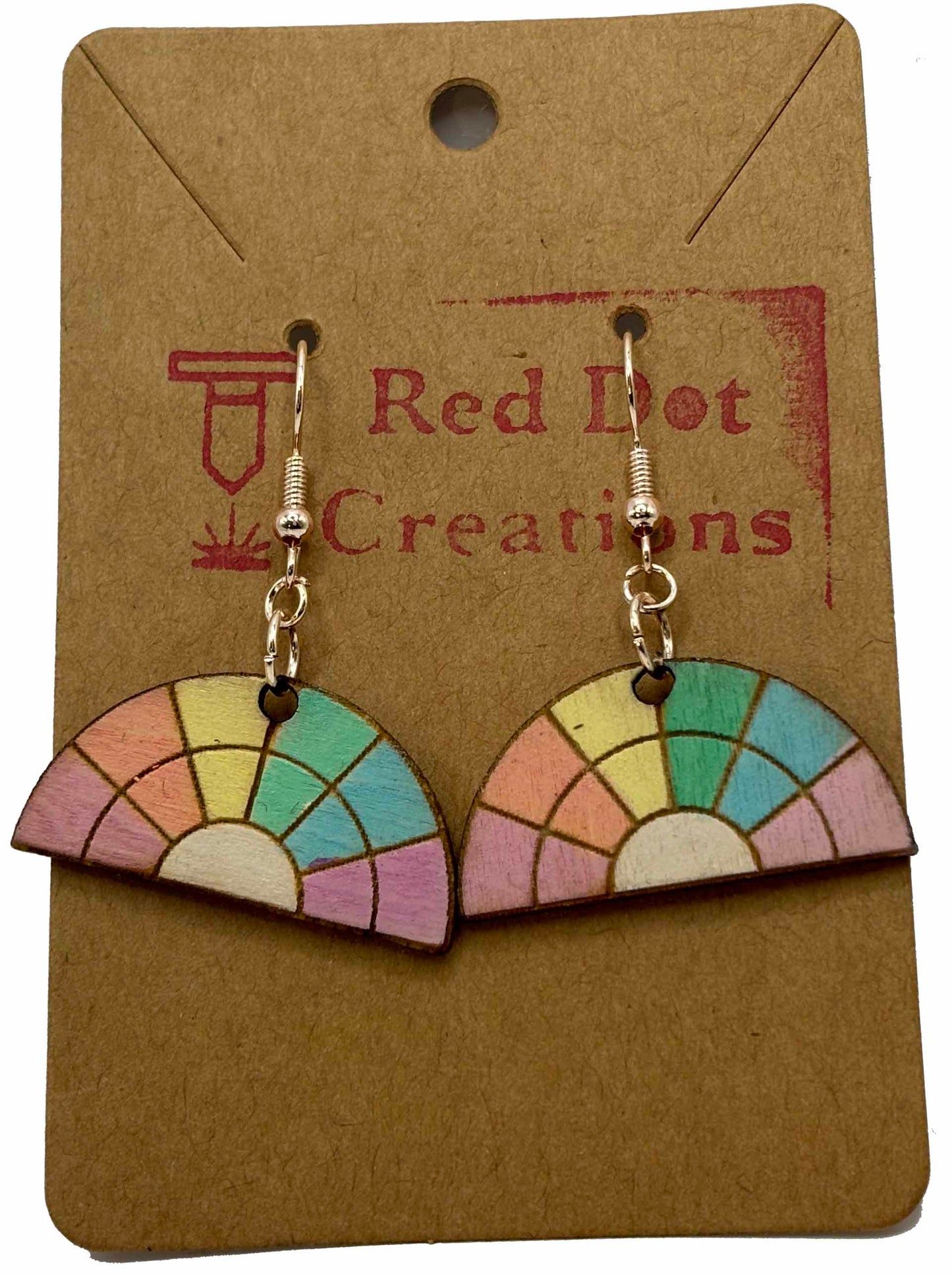 Earrings - Stained Glass