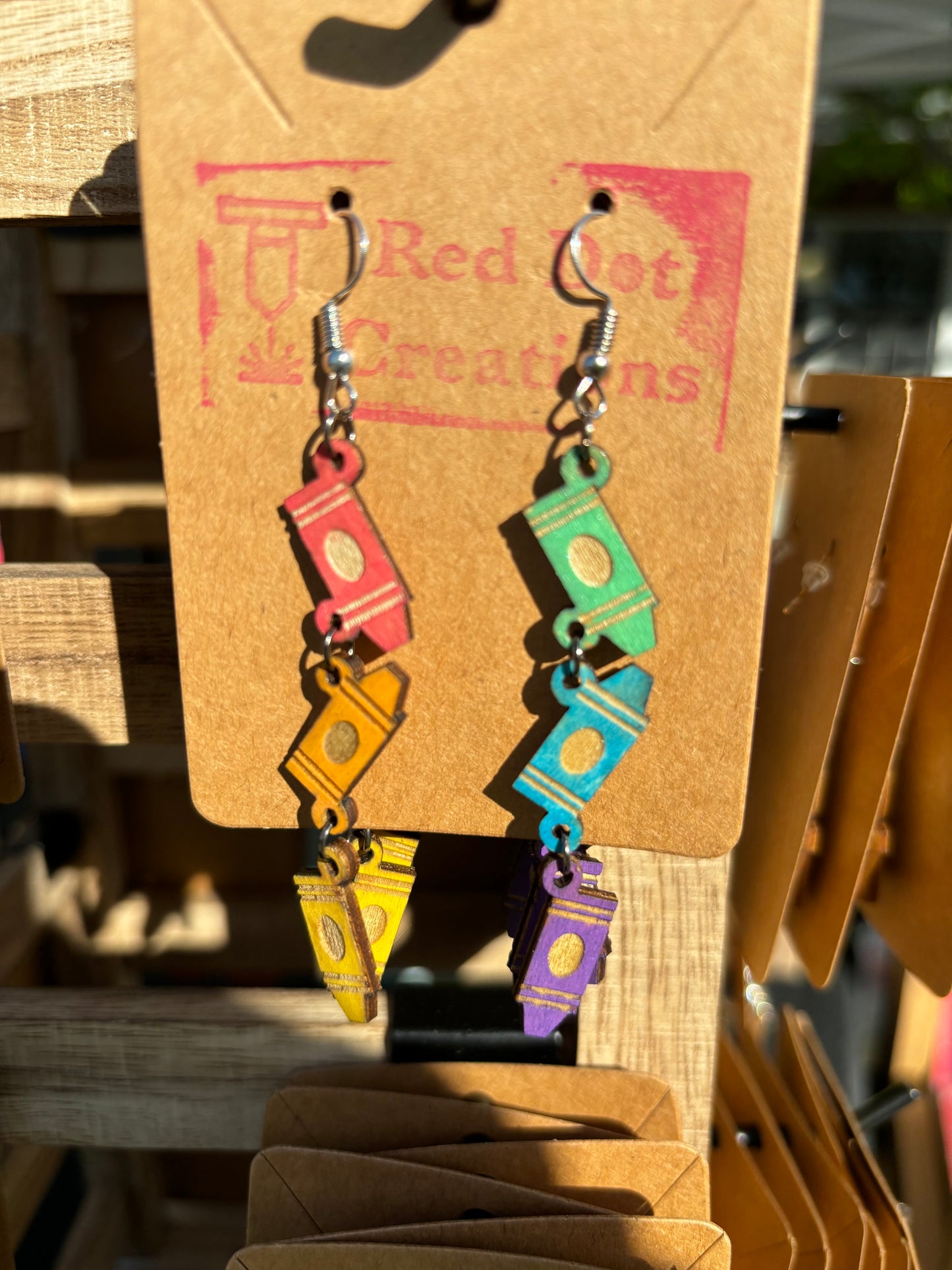 Earrings - Crayons