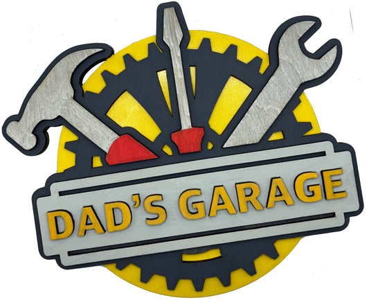 Dad's Garage Sign - Tools